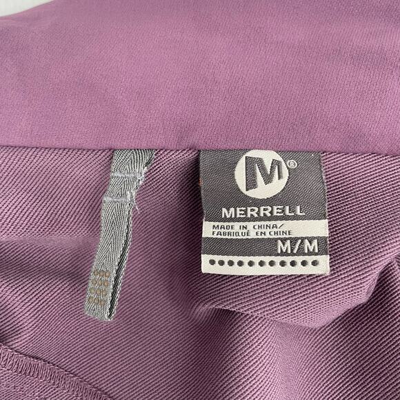 Merrell Purple Softshell Jacket Full Zip Up Hiking Outdoor Coat Gorpcore Size M - Picture 9 of 12
